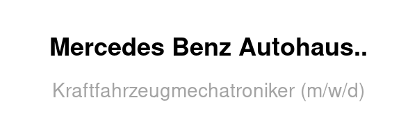 Mercedes Benz Autohaus Leven GmbH /