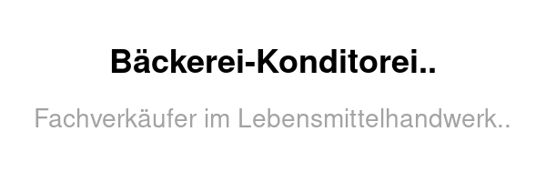 Bäckerei-Konditorei Forst GmbH BäKoMe