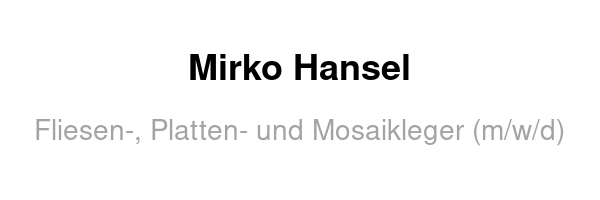 Mirko Hansel /