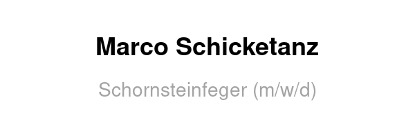 Schornsteinfeger (m/w/d)