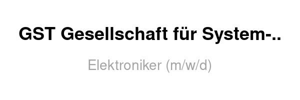 GST Gesellschaft für System- und Tankanlagentechnik mbH